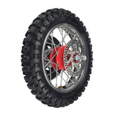 Complete Rear Wheel with Red Hub for the Razor SX500 McGrath Dirt Rocket