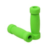 4-1/4 Universal Handlebar Grip Set for Mobility Scooters, featuring a pair of green foam grips designed to fit various scooter handlebars, enhancing both comfort and grip.