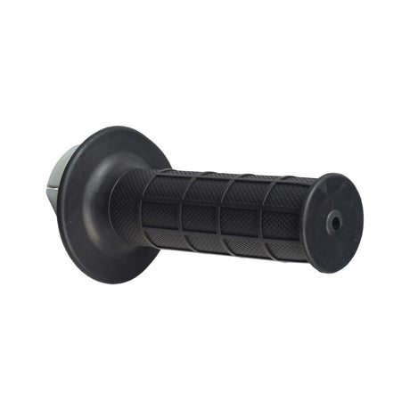 Right Throttle Control Grip for the Monster Moto / Mega Moto Classic 80cc, 105cc, and 1000w mini bikes, featuring a close-up of the black rubber handlebar grip and throttle control.