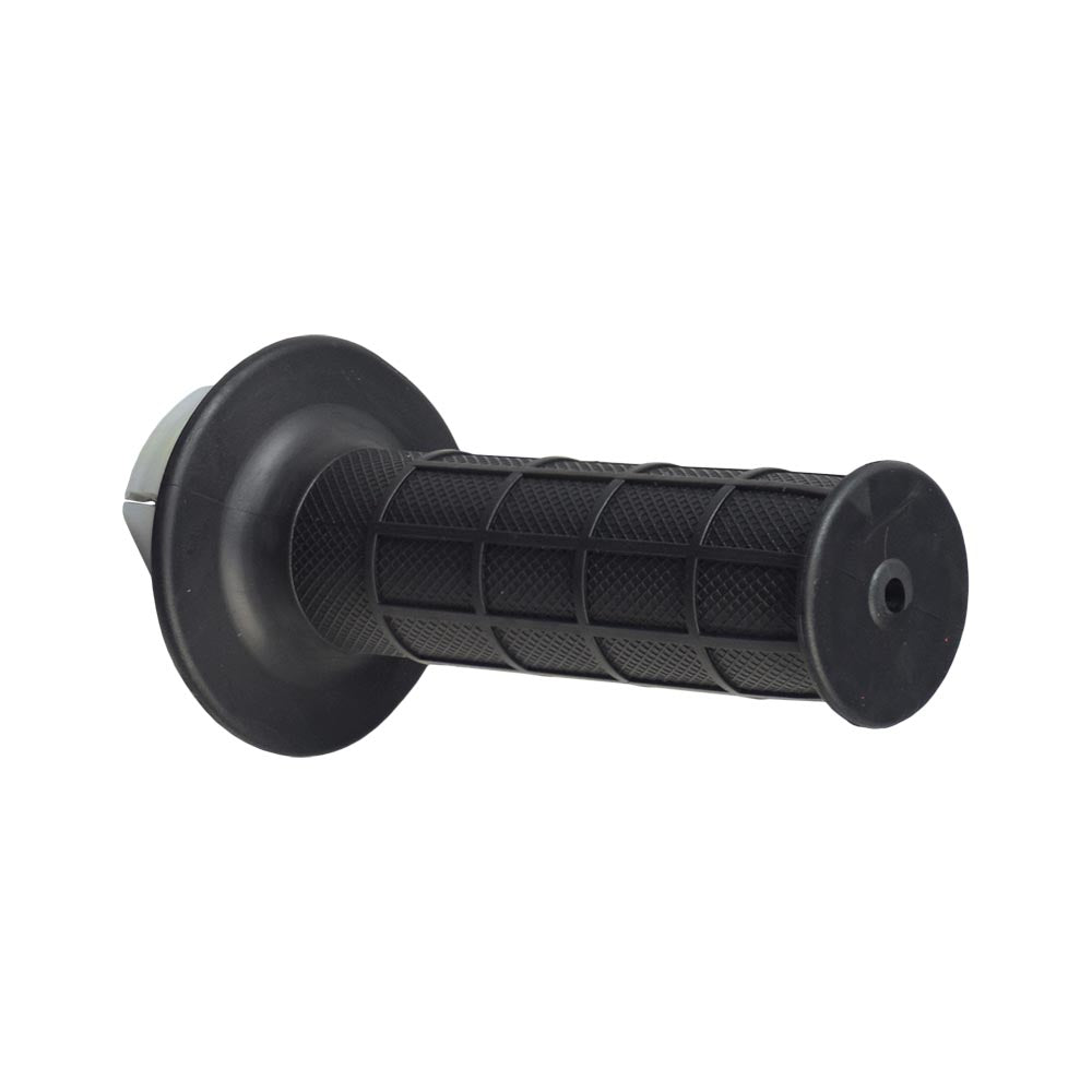 Right Throttle Control Grip for the Motovox MBX20 Mini Bike, featuring a black rubber handlebar grip designed for compatibility with various mini and dirt bike models.