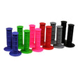 Rubber Waffle Style Handlebar Grip Set for Scooters, ATVs, & Dirt Bikes, featuring a close-up view of several textured grips, illustrating their secure and comfortable design for enhanced rider control.