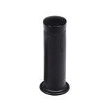 Rubber Handlebar Grip for Bikes & Scooters: A black cylindrical grip with a round base, designed for handlebars, providing a secure and stylish hold for bikes and scooters.