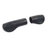 Full & Half Handlebar Grip Set for Swagtron EB5 & EB6 Bandit Fat Tire Electric Bikes, showing close-up of ergonomic black grips with textured surfaces.