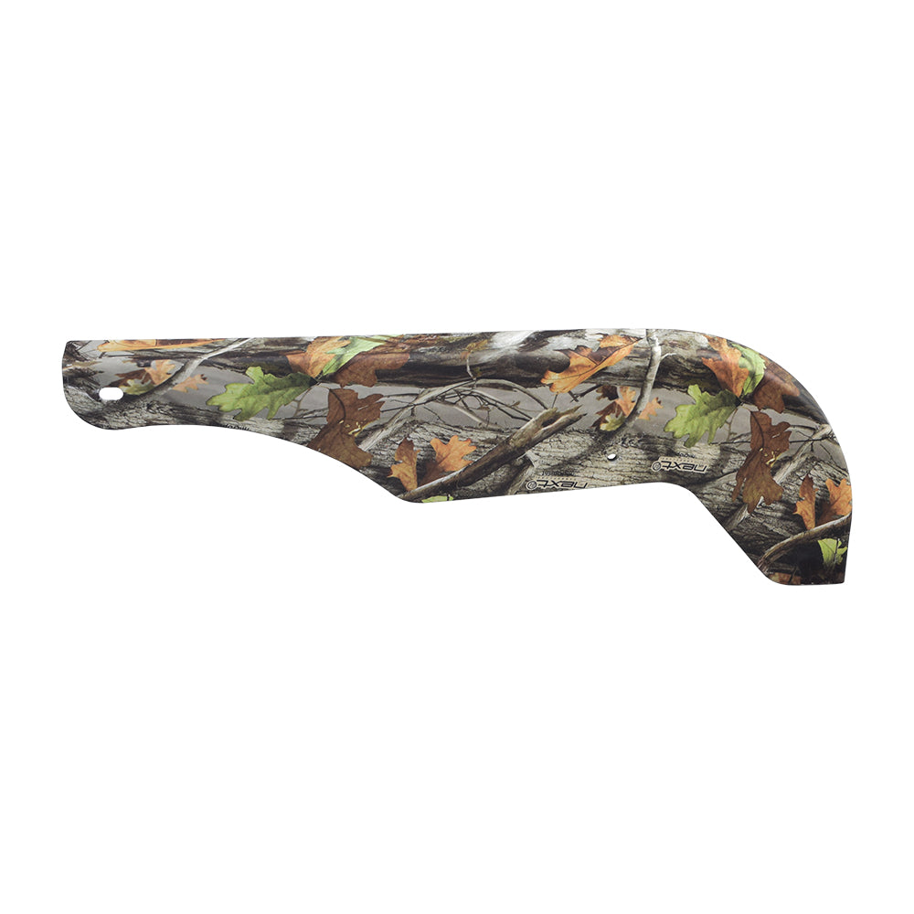 Chain Cover for Coleman CT200U-EX, CT200U-EXR, & CT200U-EX V Mini Bikes, featuring a camouflage knife with leaves design, providing durable protection from trail hazards and debris.