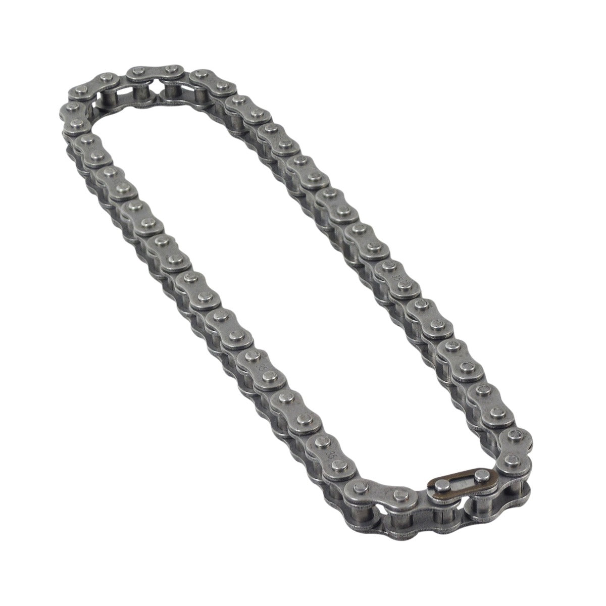 50 Link #35 (06C) Jackshaft Chain for Coleman CK100 & SK100 Go-Kart, shown as a metal chain with interlocking links on a white background.