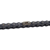 80 Link #35 Chain, close-up view showing metal links and chain structure, designed for replacing broken or missing chains, featuring 40 outer and 40 inner links for various applications.