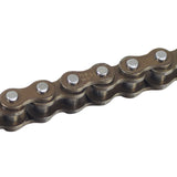 132 Link #25 Chain for scooters, featuring round metal links. Compatible with Razor MX500, MX650, and Minimoto Motocross XRF500 models.