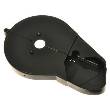 Chain Guard with Screws for Razor EcoSmart Metro electric scooter, featuring a black plastic guard with a central hole, designed to protect the chain.