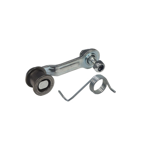 Chain Tensioner for the Razor Crazy Cart (Versions 1-5), featuring a metal body with a visible spring and screw components, crucial for maintaining chain tension and preventing it from falling off during use.