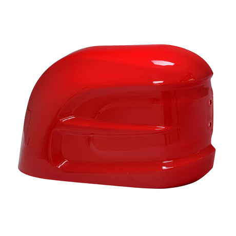 Chain Guard for the Motovox MGK11 Go-Kart, showcasing a sleek, red design to match the kart, seen on a clean background. This essential accessory protects the drive system from dirt and debris.