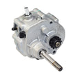 Reverse Gearbox Transmission for Go-Karts with TAV2 Series 30 Torque Converters, featuring a silver metal body with black and silver lines and handles, essential for small and medium-sized go-karts.