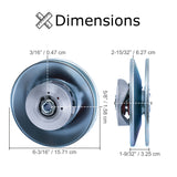 5/8 Shaft Series 30 Torque Converter Driven Clutch for Coleman KT196 & CK196 196cc 6.5 Hp Go-Karts, close-up of a metal wheel component with detailed grooves and a circular, machined design.