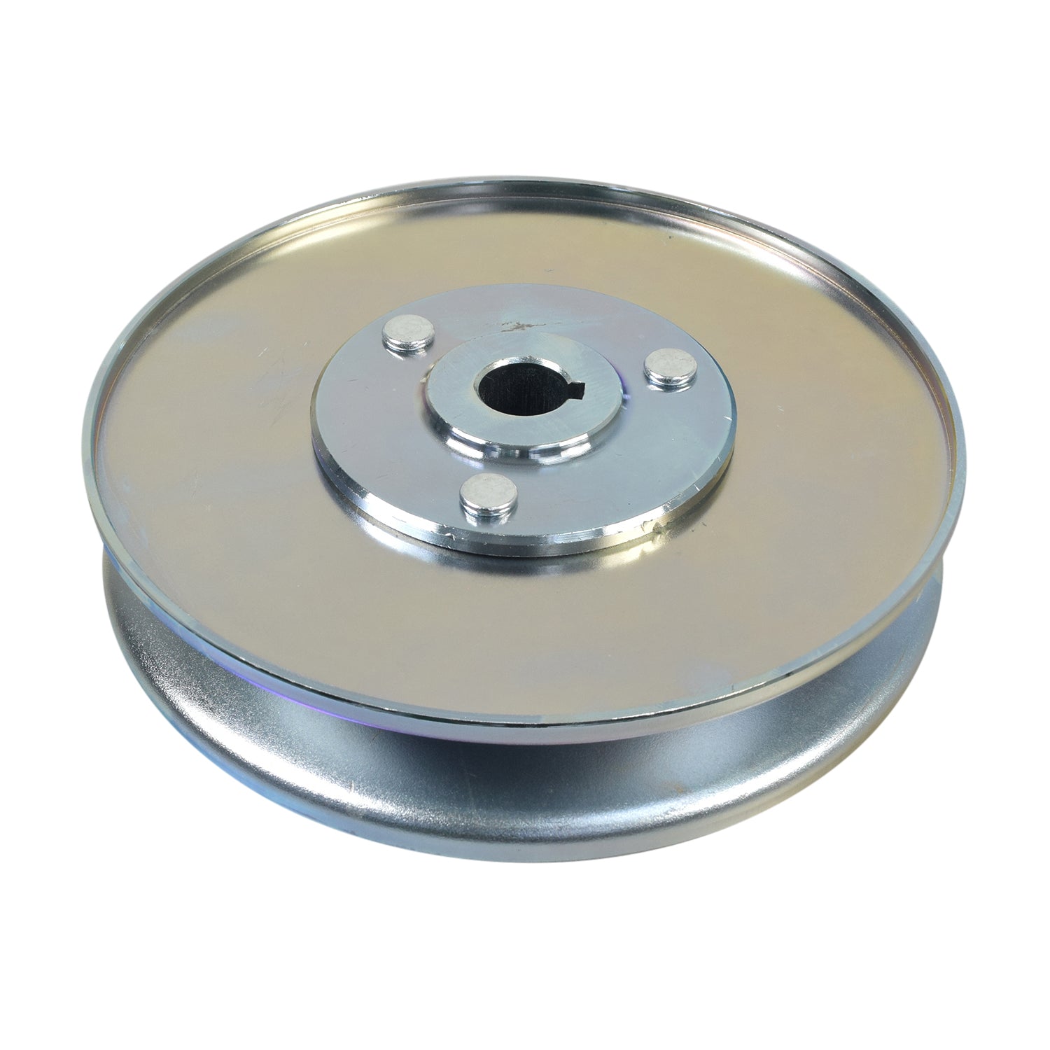 5/8 Shaft Series 30 Torque Converter Driven Clutch for the Realtree RT200 196cc Mini Bike, featuring a metal pulley with a central hole, designed for use with a 3/4 shaft driver clutch.