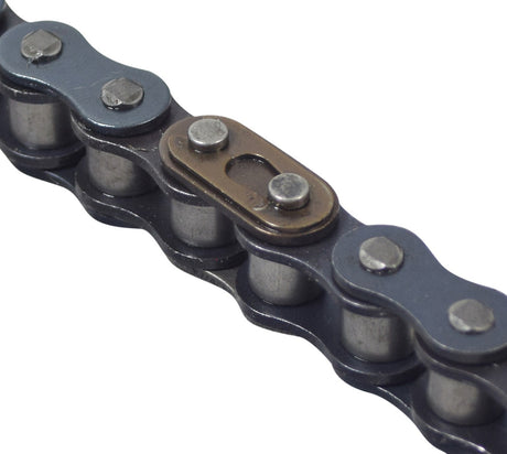 56-Link 428 Chain for Tao Tao ATK125A & Jeep Auto Go-Karts, close-up of interlocking metal links.