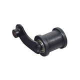 Original Chain Tensioner with Steel Roller for Coleman BT200X, CT200U Trail, & CT200U-EX Mini Bikes, featuring a black metal object with a robust steel roller and handle, essential for the drive system.