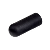 Black Rubber Wheel Lock Lever Tips for Invacare 900 & 9000 Series Wheelchairs, providing an easy-to-grip solution for locking and unlocking the wheelchair's drive wheels, shown as a small black rectangular rubber accessory.