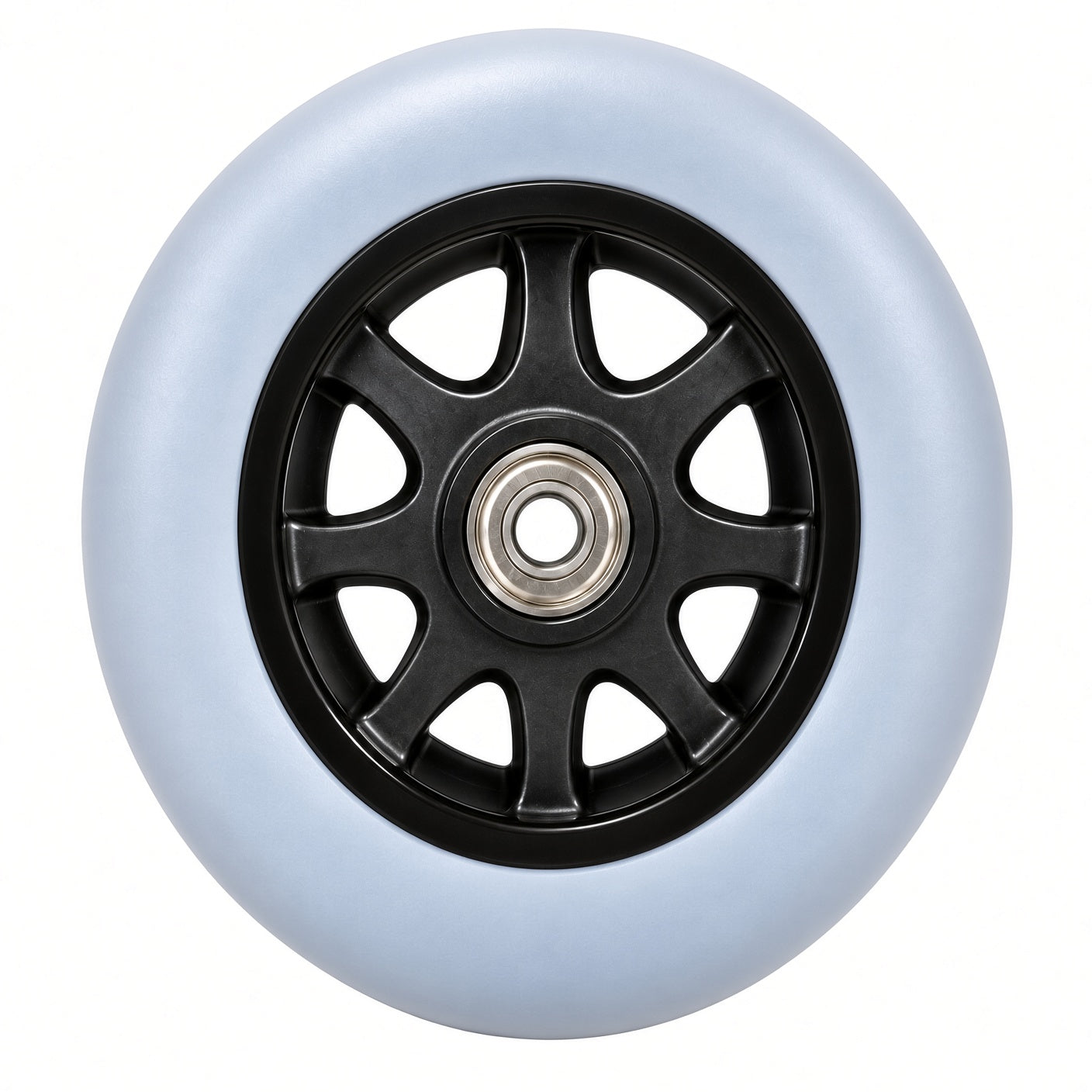 Pride WHLASMB1613 anti-tip wheel with solid flat-free tire, alternate view
