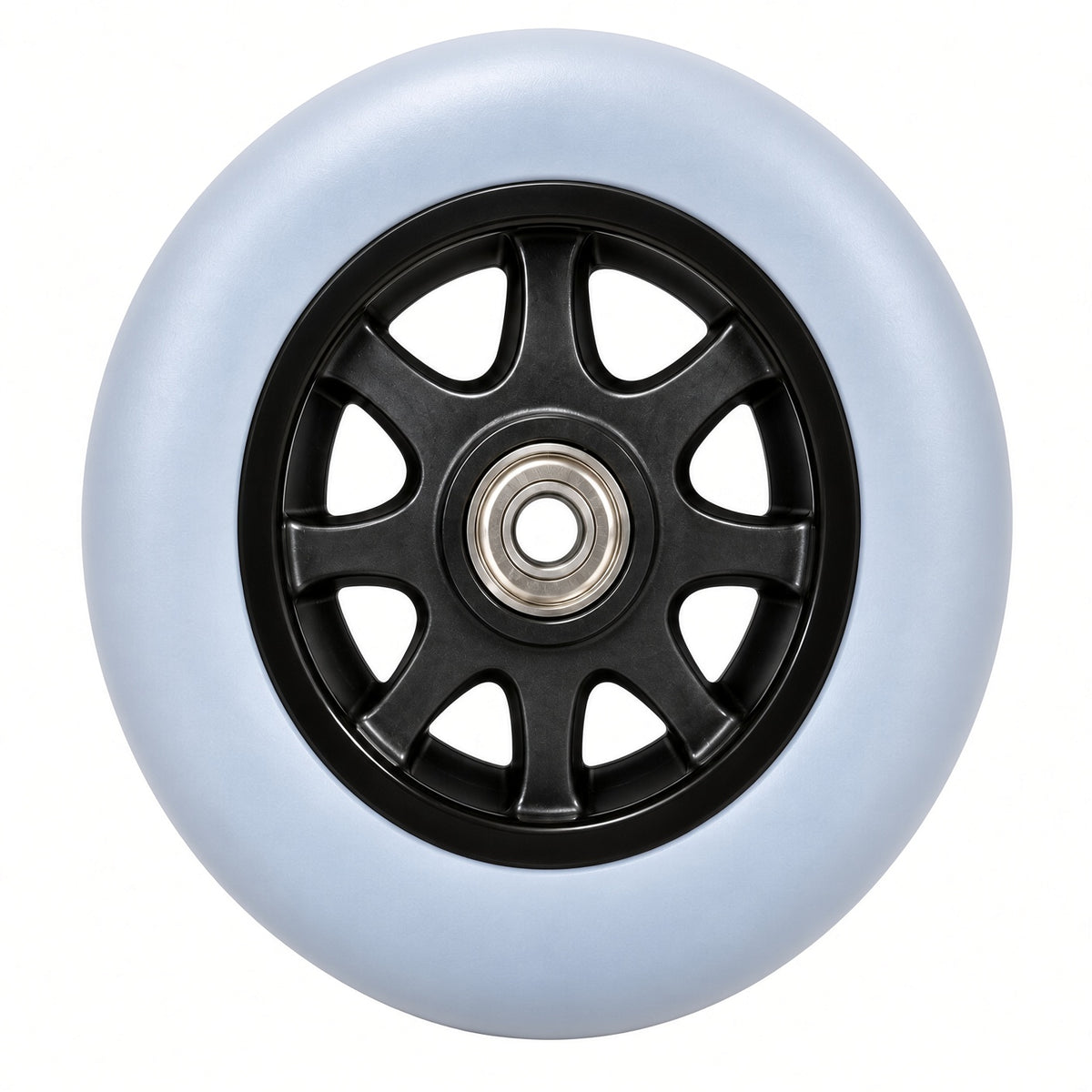 Pride WHLASMB1613 anti-tip wheel with solid flat-free tire, alternate view