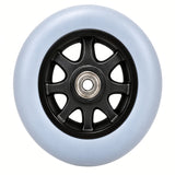 Pride WHLASMB1613 anti-tip wheel with solid flat-free tire, alternate view