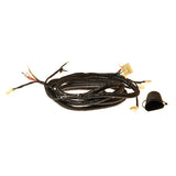 Main Wiring Harness for the Baja Reaction 150 (BR150-1) 150cc Go Kart, featuring a black wire with white connectors, bundled together for easy installation.