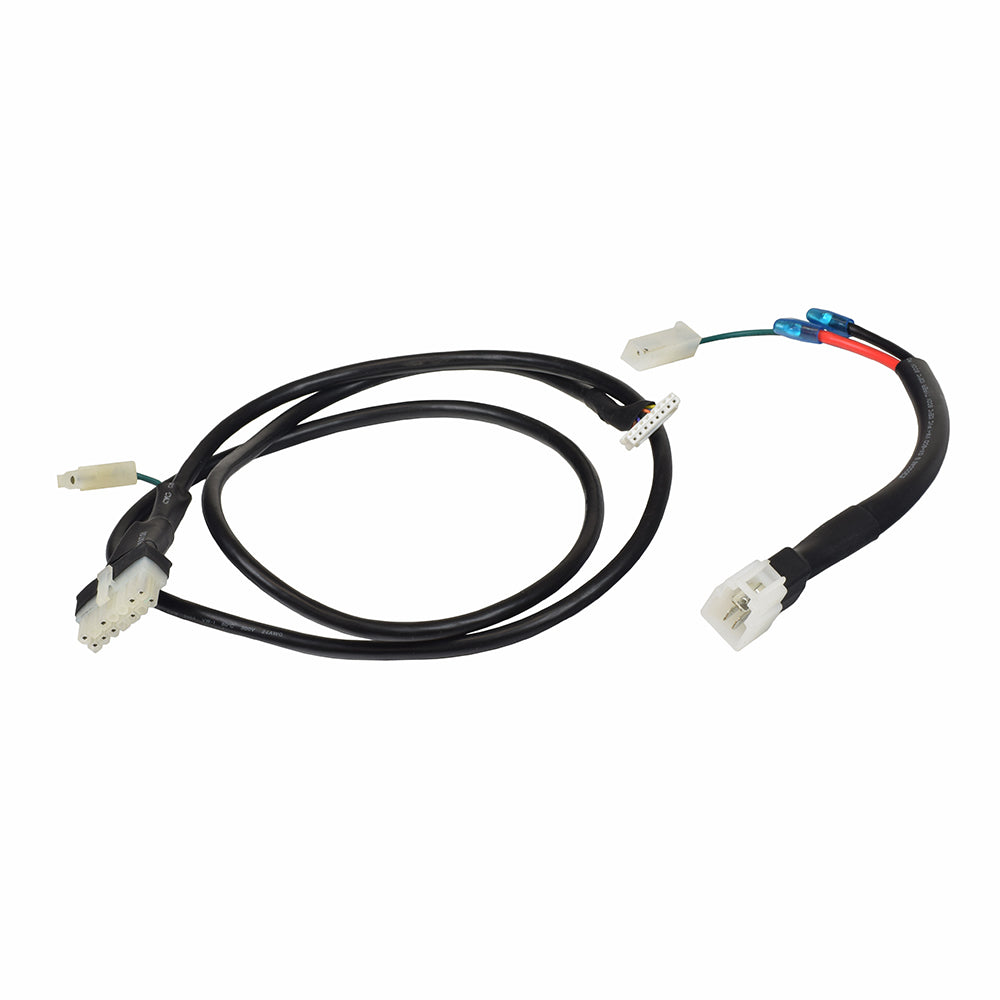 Wire Harness for the ActiveCare Spitfire EX 1420 (No Headlight) featuring a black cable with white and red connectors, including a white plastic component with a screw.