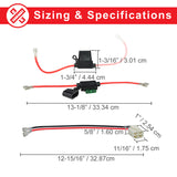 24 Volt Battery Pack for the Razor Crazy Cart (All Versions) includes two 12V 5Ah batteries with wiring harness, shown in a detailed wiring diagram.