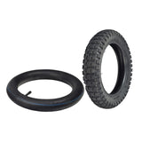 12-1/2x2.75 Dirt Bike Tire for Avigo Extreme Motorcross Bike featuring knobby tread for off-road use, shown in a close-up view highlighting its durable rubber and intricate tread pattern.