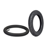 12-1/2x2-1/4 Tire for the Razor Pocket Mod Scooter, featuring a wide tread with radiating grooves for extra traction, ideal for various electric scooters requiring this common size.