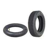 14x3 (3.00-8) Black Pneumatic Mobility Tire with Q133 Tread, featuring a black tread pattern, designed for smooth rides on Pride Pursuit XL (SC714) scooters. Suitable for pre-SE815712053FV0 serial numbers.