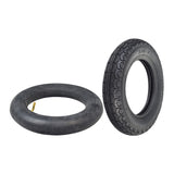 14x3 (3.00-8) Tire with QD005 Street Tread, featuring a black tire with a rugged street tread pattern, suitable for electric and gas scooters, power chairs, and mobility devices.