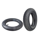 3.00-8 Black Front Tire for the Heartway Royale 4D (PF7D) Scooter, showcasing the V1134 tread pattern, suitable for all-weather riding. Includes options for inner tubes with straight or 90-degree angled valve stems.