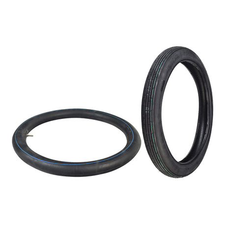 2.50-17 Tire with CY102 Tread for Scooters & Mopeds, featuring closely spaced tread blocks for better traction and longer tire life. Suitable for street scooters, mopeds, and classic Honda Super Cub C100.