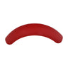 Plastic Front Fender for the Baja MB165 & MB200 Mini Bike, shown as a red object on a white background, designed to fit Baja Heat, Mini Baja, and Baja Warrior models.