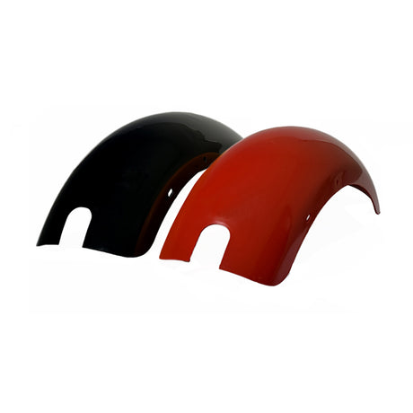 Plastic Rear Fender for the Baja MB165 & MB200 Mini Bike, featuring a sleek design, ready to install as a replacement or retrofit part for Baja Heat, Mini Baja, and Baja Warrior models.