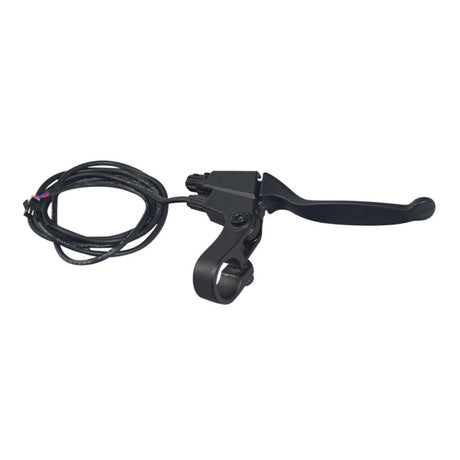 2-Wire Brake Lever for Jetson® Electric Bicycles, showing a black handlebar with a connected cable, suitable for left or right side. Includes two 53 wires and connector.