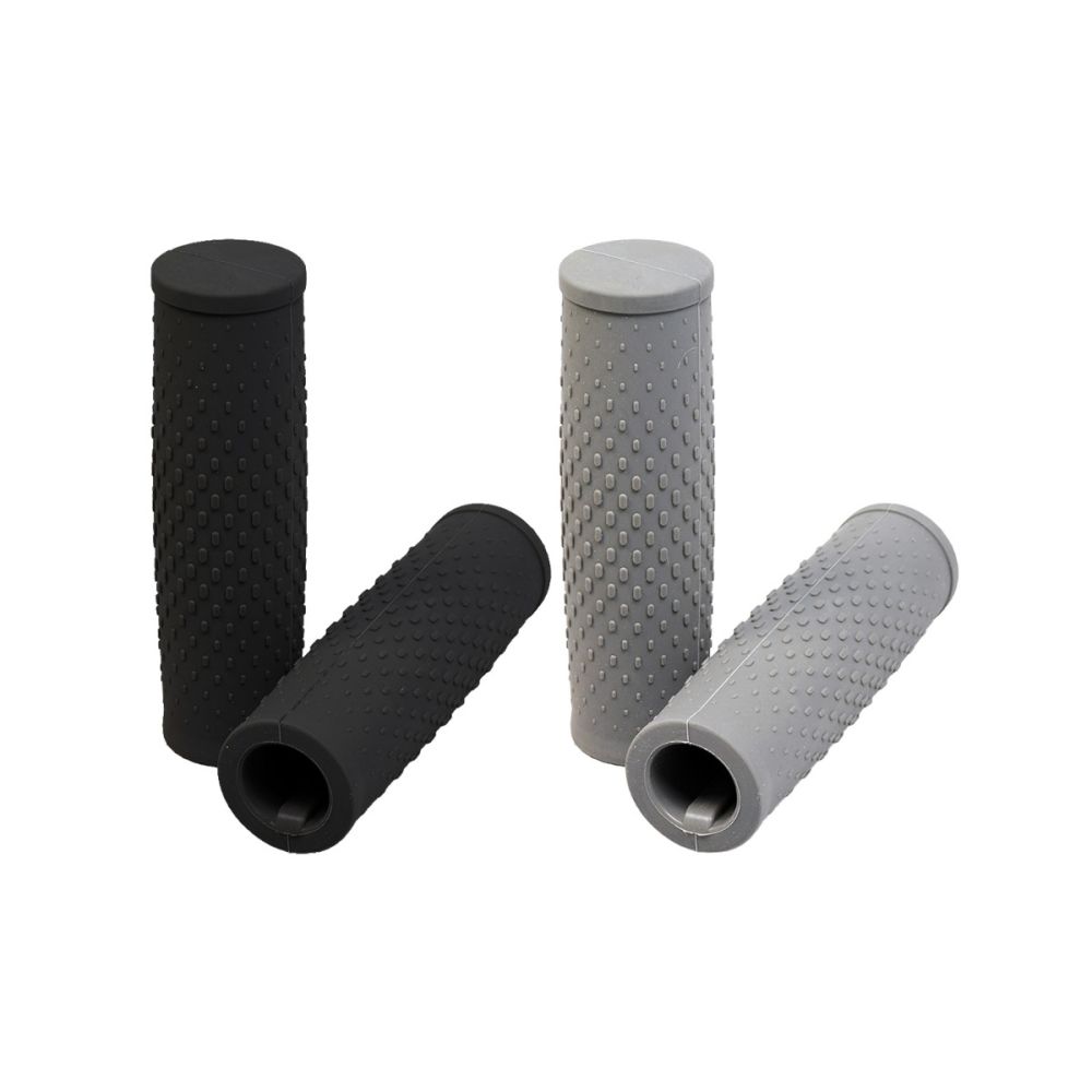 Handlebar Grips Set for the Hover-1 Alpha Folding Electric Scooter (Set of 2) shown close-up, featuring textured rubber handles and a 7/8 bore for easy installation.