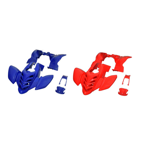 Fender Set for Baja 90cc & 150cc ATVs, featuring durable plastic parts designed to replace old fairings, ensuring a refreshed look for compatible ATV models.