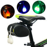 Inverted Heart Scooter Tail Light, a dangling silicone rear light, features a heart shape and offers three lighting modes for enhanced visibility and safety during low-light conditions.