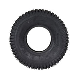 15x6.00-6 Pneumatic Tire for the MotoTec FatBoy Electric Scooter, featuring a deep-siped QD106 tread pattern, suitable for dirt or turf, with a central hole for easy installation.