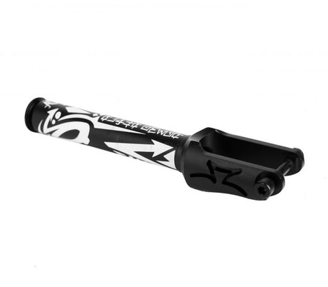 AO Graffiti Fork for Kick Scooters, showing the top part of the fork with a visible handle and lever, designed for compatibility with most kick scooter wheels up to 125 mm.