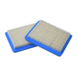 Air Filter (399959, 491588) for Briggs & Stratton Engines (Set of 2) showing two filters with blue urethane seals, designed for various Briggs & Stratton small engine models.