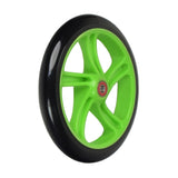 200 mm Wheel for the Razor E Prime, featuring a robust green and black design with polyurethane material and 608-2RS or 608ZZ bearings, ideal for enhancing electric scooter performance.