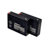 3 Ah 24 Volt SLA 2.9-12 AGM Battery Pack for Bladez XTR Lite 250, shown as a pair of black rechargeable batteries.