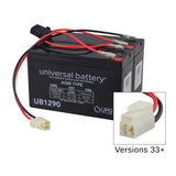 24 Volt Battery Pack for the Razor MX400, featuring a black battery with attached red and black wires, ideal for replacing worn-out batteries and enhancing your electric dirt bike's performance.