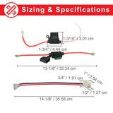 24 Volt Battery Pack for the Razor Pocket Rocket, featuring a wiring diagram and components like a black power cord with a red plug, aiding easy installation and optimal performance.