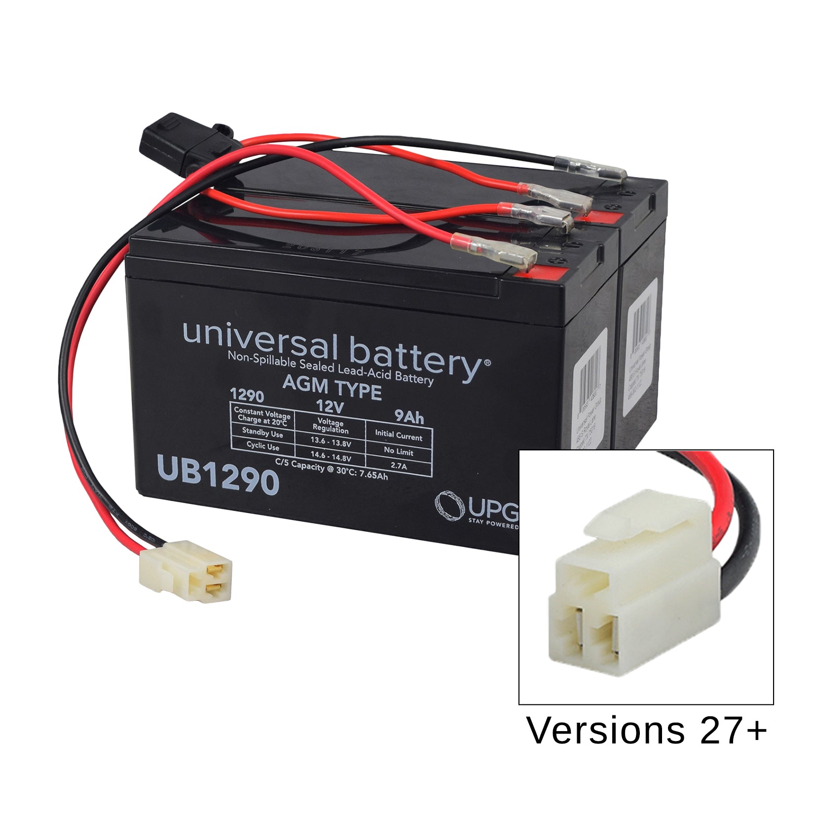 24 Volt Battery Pack for the Razor Pocket Rocket, featuring a black rechargeable battery with red and black wires and connectors, designed to enhance scooter performance and runtime.