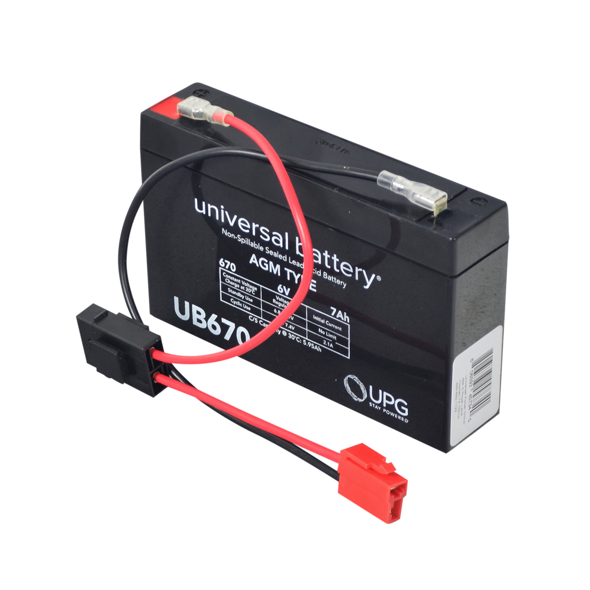 6 Volt 7 Ah Battery for Kid Trax Disney Ride-On Toys