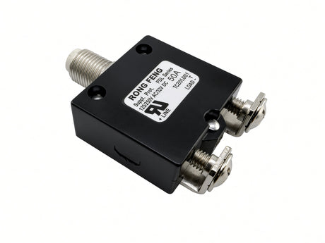ELE1802761 50 Amp Circuit Breaker with Right Angle Screw Terminals