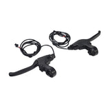 Brake Lever Set (Left & Right) for the Swagtron EB7 Elite Commuter Electric Bicycle, featuring two black levers with attached wires and connectors.