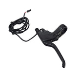 Brake Lever Set (Left & Right) for the Swagtron EB7 Elite Commuter Electric Bicycle, featuring black handlebars with attached wires and 2-pin connectors, displayed on a plain backdrop.